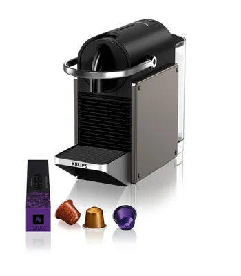 Produktbild von Nespresso Krups Pixie XN306T Kapselmaschine | 19 bar | Titan