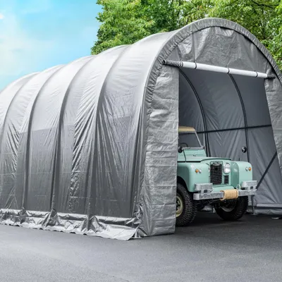 Produktbild von Folien Autogarage, ca. 420 x 605 x 365 cm - Grau