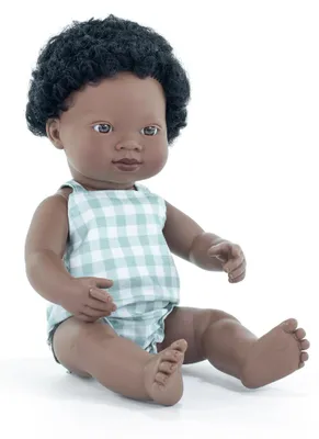 Obrázek produktu pro Miniland Africká panenka 38 cm Modrá  Modrá Jedna velikost
