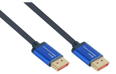 Produktbild von Alcasa 4814-SF010B, 1 m, DisplayPort, DisplayPort, Stecker, Stecker, 7680 x 4320 Pixel
