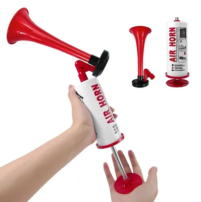 Produktbild von Handluchthoupe Schiffshupe Lufthupe - 118 dB - Blau - Für Sportveranstaltungen