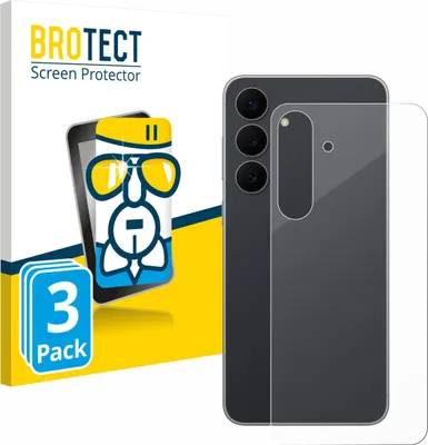 Produktbild von 3x BROTECT Schutzglas für Samsung Galaxy S25 FE (Rückseite) Schutzfolie Panzer Folie Glas Display Schutz klar