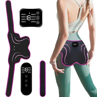 Produktbild von EMS Gesäßtrainer kabellos, Muskelstimulator für Po & Körperformung, 8 Modi 19 Intensitätsstufen, Smart Fitness Gerät für Frauen, Home Training ohne Fitnessstudi