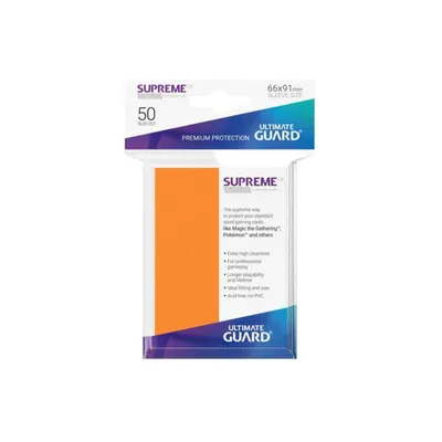 Produktbild von Ultimate Guard Supreme UX Sleeves Standardgröße Orange (50)