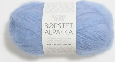 Produktbild von Borstet Alpakka col. 6003 light blue ca. 110 m 50 g