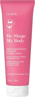 Produktbild von PUPA Milano Re-shape My Body Firming Slimming Cream, Creme, Kräftigend, normale Haut, 250 ml, Tube, Paraben