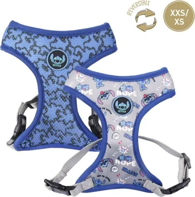 Immagine prodotto di Pettorina per cani Stitch XXS/XS Blu scuro