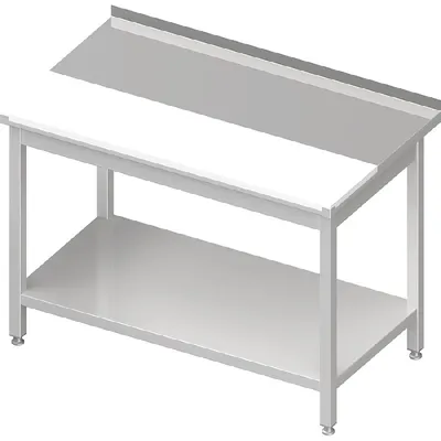 Imagen del producto de Mesa de trabajo con marco de acero - 1900x700 - placa de corte de polietileno reforzado
