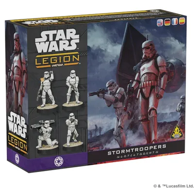 Zdjęcie produktu dla Star Wars Legion Stormtroopers - Miniatury - Akcesoria do gier - Edycja ENG