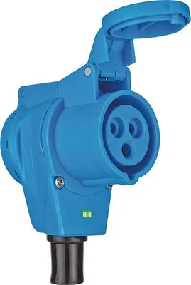 Obrázek produktu pro Brennenstuhl 1080980, Vnitřní, IP44, Modrá, 2 AC zásuvky / AC zásuvek, 230 V, 16 A