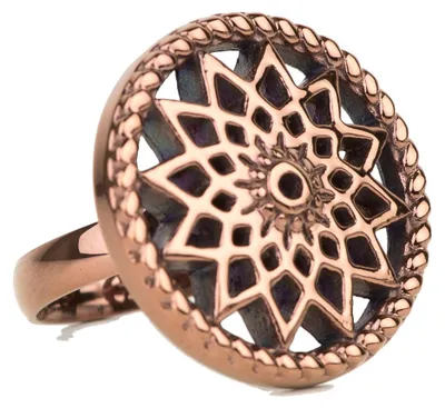 Produktbild von Traumfänger Damen Ring Stern braun 56 (17.8)