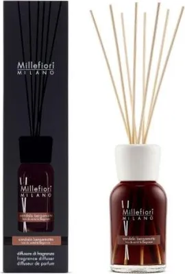 Obrázek produktu pro Millefiori Natürlicher Duft Diffusor sticks Sandalwood Bergamot 250ml