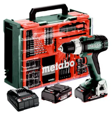 Zdjęcie produktu dla Metabo BS 18 L Set Akku-Bohrschrauber (2 x 18V 2Ah LiPOWER Akkus) 614051710