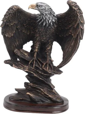 Image de Figurine d'aigle en résine pour le jardin ou la terrasse