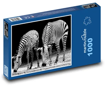 Obrázok produktu pre martinpuzzle – Puzzle 1000 – Zepry v zoo