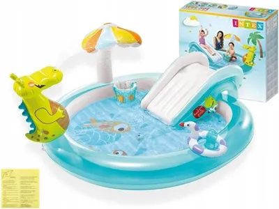 Obrázok produktu pre Intex 57165NP Playcentre "Gator" detský bazén (201x107x84cm) záhradný
