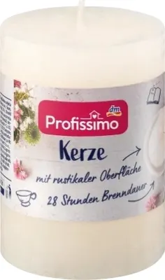 Immagine prodotto di Candela rustica Profissimo 80/58, colore avorio
