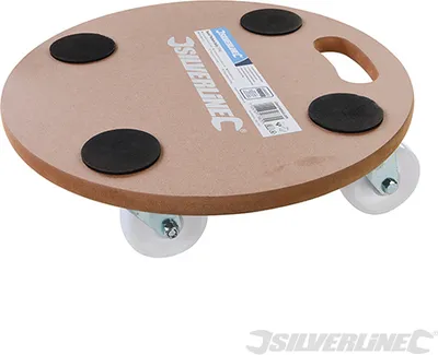 Produktbild von Silverline 739663 Runder Drehteller mit Lenkrollen