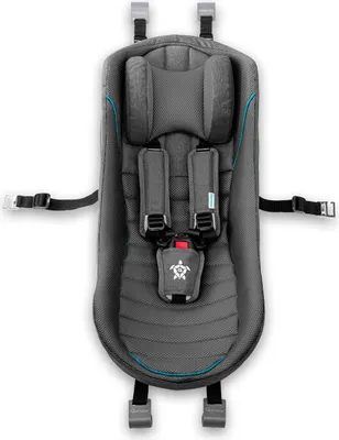 Obrázek produktu pro Dětská autosedačka Qeridoo - bezpečnostní sedačka z ABS s měkkým polstrováním, 76 cm naklápěcí plocha