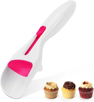 Produktbild von Kuchen-Teig-Portionierschaufel, Eislöffel, Keksteigportionierer, Cupcake-Löffel, Kuchen-Teigspender