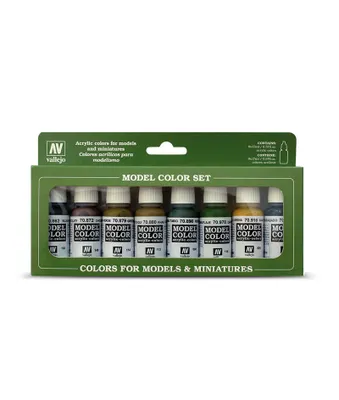 Produktbild von Vallejo 70.108, 17 ml, Braun, Grün, Grau, Gelb, Flasche