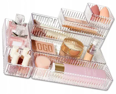 Produktbild von EDIBAZZAR | Schubladenorganizer für Kosmetik und Make-up-Zubehör, 7-teilig