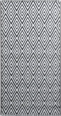 Obrázok produktu pre vidaXL Vonkajší koberec ARAKIL bielo-čierny 160x230 cm PP