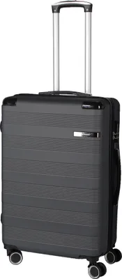 Produktbild von Reisekoffer Hartschalenkoffer Check-In Koffer Trolley M Anthrazit 67x44x26cm ABS Kunststoff