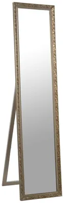 Productafbeelding van DRW Spiegels met houten frame en spiegel in champagnekleur, 40 x 170 cm, 40x170cm