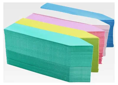 Produktbild von 500 Stück Bunte Gartenetiketten aus Kunststoff, Wetterfest, Pflanzenschilder für Gartenpflanzen