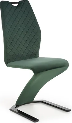 Obrázok produktu pre Halmar Jedálenská stolička K442 - tmavozelená / čierna