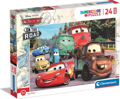 Image de Clementoni - Puzzle maxi Disney Cars 24 elementy - Oficjalny produkt premium