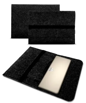 Produktbild von Sleeve Hülle für HP ENVY x360 13,3 Zoll Tasche Filz Notebook Cover SchutzhülleFarbe Filz Sleeve:Dunkel Grau