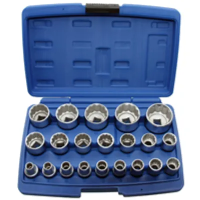 1 2 Nuss 4 X VIELZAHN 12-KANT Stecknuss 1/2" Steckschlüssel M12 X