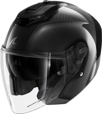 Produktbild von Shark Rs Jet Carbon Blank Jethelm Schwarz S Schwarz S