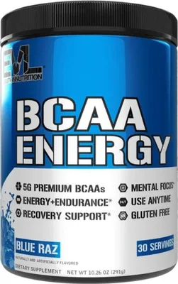 Produktbild von EVL Nutrition BCAA Energy (30 serv) Blue Raz - Aminosäuren - BCAA