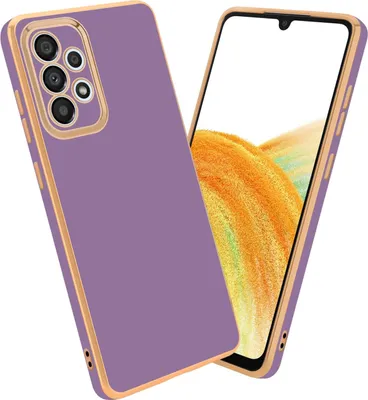 Immagine prodotto di Cadorabo custodia protettiva per Samsung Galaxy A33 5G cover in viola custodia del telefono cellulare TPU silicone fotocamera custodia di protezione caso