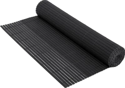 Produktbild von ECD Germany PVC Sichtschutzmatte 100x500 cm, Anthrazit, UV-beständig, Wasserdicht
