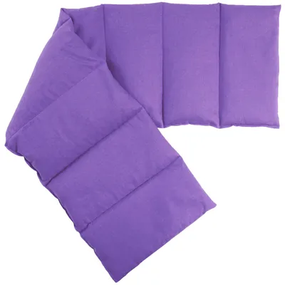 Produktbild von Leinsamenkissen 75x20cm groß 8-Kammer, flieder - Wärmekissen, Körnerkissen
