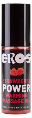 Produktbild von Eros - Gleitgel Strawberry Power Warming Massage Öl mit Wärmeeffekt - Inhalt 100ml - WP18550