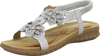 Produktbild von living UPDATED Damen-Sandalette Silber-Grau, Farbe:grau, EU Größe:39