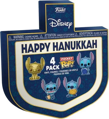 Produktbild von Funko Pocket Pop! Disney: Lilo & Stitch - Stitch Happy Hanukkah