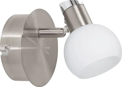 Produktbild von LED Wandleuchte Lampe Leuchte nickel Glas Klar Spots12er 94253 Eglo