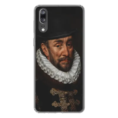 Produktbild von MuchoWow® Handyhülle Schutzhülle Hülle für Huawei P20 Gemälde - Wilhelm von Oranien - Alte Meister Silikon Softcase Handy Hülle - Hardcover