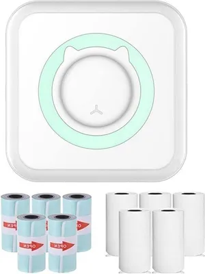 Produktbild von Kleiner drahtloser Notizzentner für Android und IOS - Mini-Drucker für Notizen, Memo, DIY-Malerei (Blau)