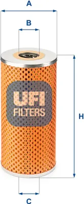 Produktbild von Ölfilter UFI 25.401.00 Filtereinsatz