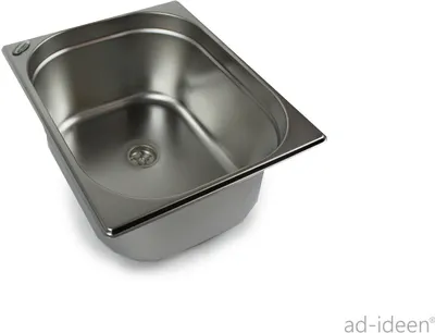 Obrázok produktu pre Nerezový drez Campingový drez Umývadlo + odtok 325x265x150 mm odtok 19 mm