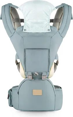 Produktbild von Babytrage, 9 in 1 Convertible Carrier, Ergonomisch, Geeignet für alle Jahreszeiten, Verstellbarer Tragesitz, Ideal für Reisen 3-36 Monate
