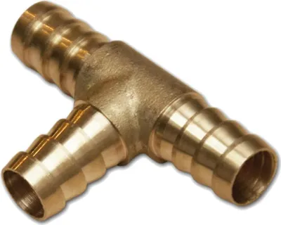 Produktbild von Druckluft Schlauchverbinder mit Stecknippel T-Stück 6 mm