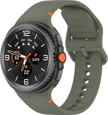 Produktbild von Bizon Strap Uhr Silikon G Samsung Galaxy Watch 8 40mm / 44mm / 8 Classic 46mm dunkelgrün